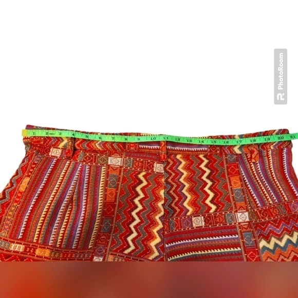 NWT Cider Women's Retro Boho 3X Short Short ,zips belt loops new - Picture 12 of 16